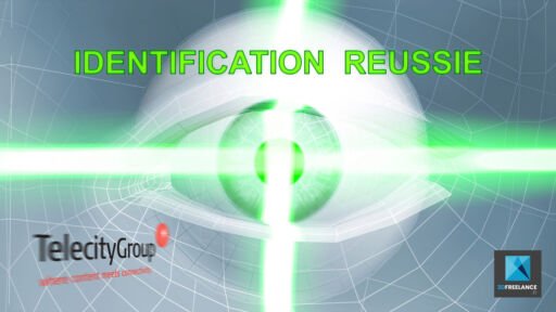 illustration 3D sur la biométrie