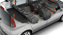 illustration 3d automobile voiture Renault espace climatisation