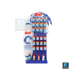 image 3d PLV présentoir produit Bref