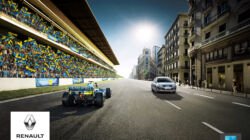 insertion de voiture 3d dans photo pour Renault