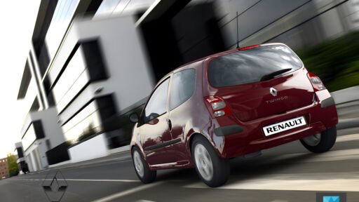 intégration 3d insertion 3d dans photo voiture Renault