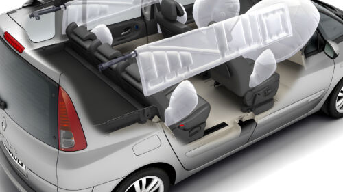 modélisation 3d automobile voiture Renault espace airbags