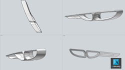 modélisation CAO pièce automobile