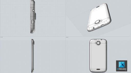 modélisation CAO smartphone téléphone