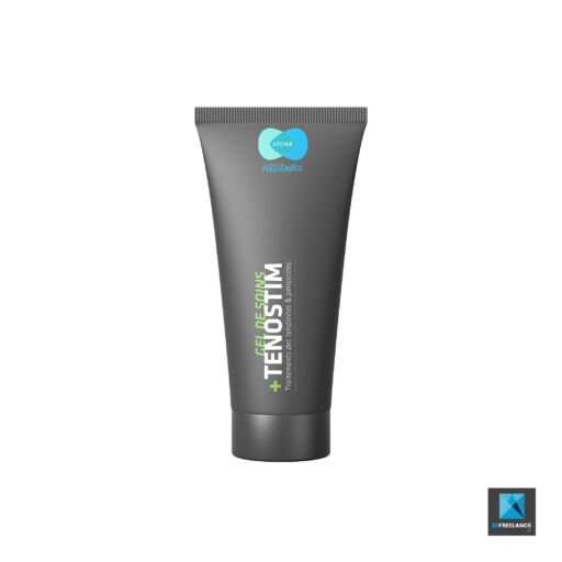 packaging produit tube gel rendu 3d