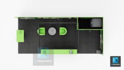 plan 3d stand technologique Seagate