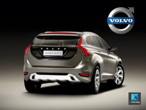 rendu 3d automobile Volvo