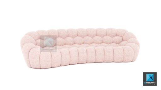 rendu 3d canapé modélisation