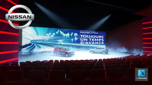 rough évènementiel plénière dans un amphithéâtre du Futuroscope Nissan
