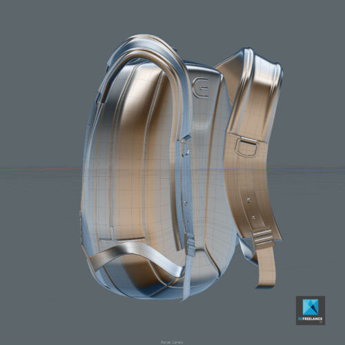 design 3d sac à dos