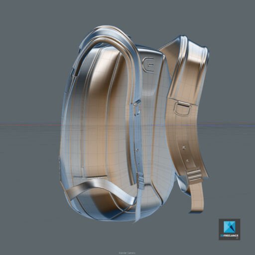 design 3d sac à dos