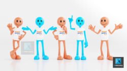 modélisation 3d bonhomme personnage