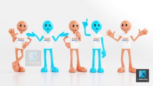 modélisation 3d bonhomme personnage