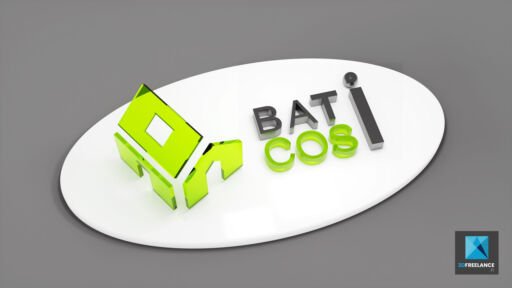 modélisation 3d logo freelance