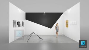 design stand galerie art contemporain