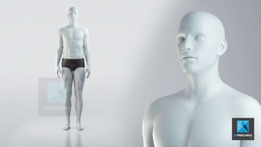personnage 3d homme médical brochures