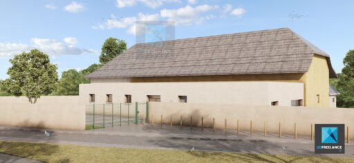 perspective 3d salle de réception mariages séminaires réunion