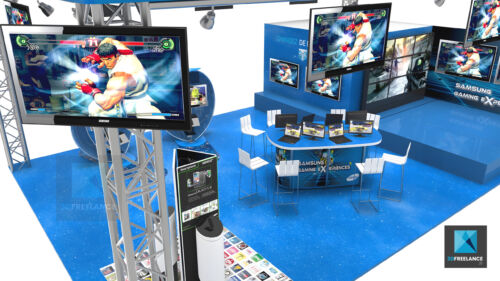 stand gaming Samsung perspective 3d