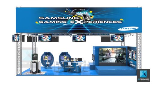 stand gaming Samsung plan 3d