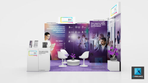 création stand centre de formation IH Compétences