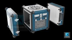 modélisation 3D d'un caisson de sécurité