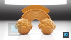 moule pour impression 3d gâteaux modélisation 3D