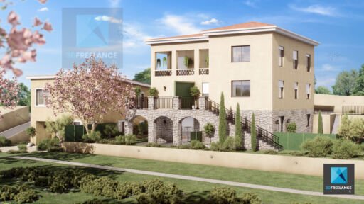image 3d immeuble Provence-Alpes-Côte d'Azur