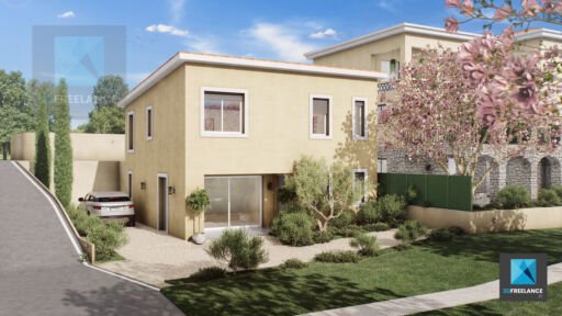 image 3d maison Provence-Alpes-Côte d'Azur