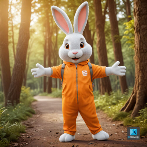 image 3d personnage lapin