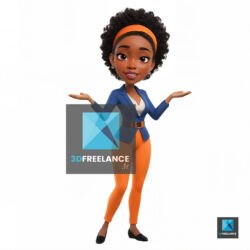 illustration femme noire africaine