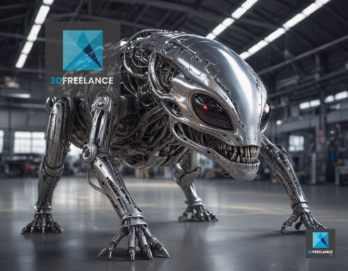 insecte alien modélisation 3d