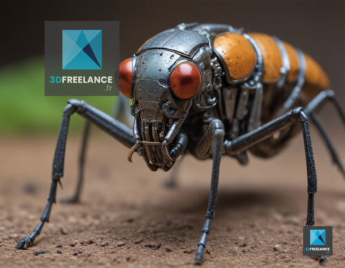 insecte nanotechnologie modélisation 3d