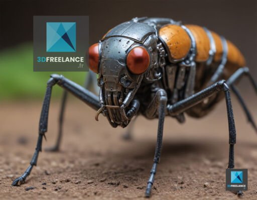 insecte nanotechnologie modélisation 3d