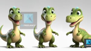 mascotte dinosaure
