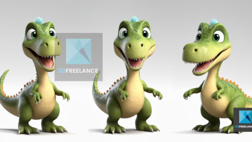mascotte dinosaure
