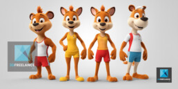 mascottes pour le sport personnages