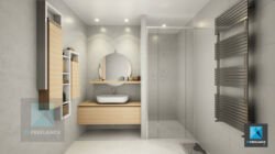 image 3d salle de bain maison en suisse