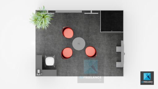 plan 3d stand automobile bugatti