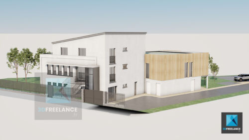 rendu 3d hôpital