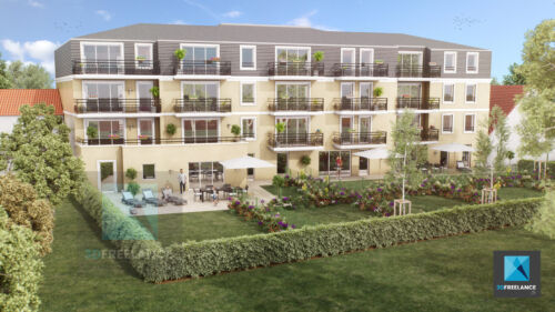 image 3d résidence immobilier ile de France
