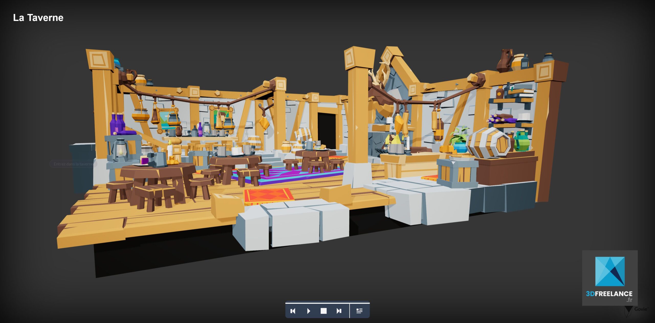 monde virtuel 3d