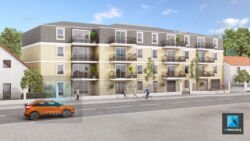 perspective 3d résidence immobilier ile de France