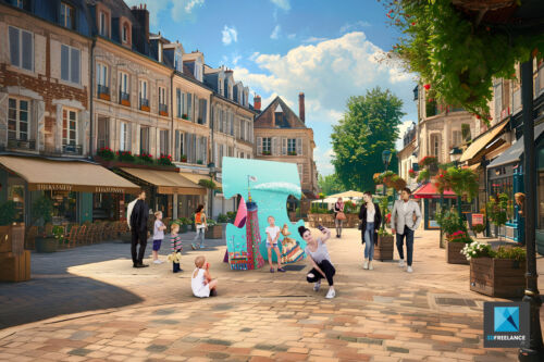 insertion 3d PLV chevalet