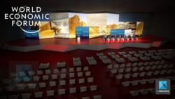 modélisation 3D de la scénographie du World Economic Forum