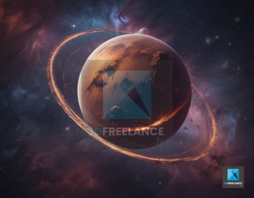 modélisation 3d planète