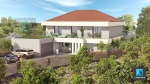 modélisation 3d maison moderne