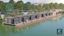 maquette 3d houseboats