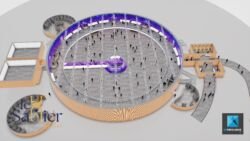 plan 3d discothèque boite de nuit