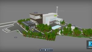 plan 3d interactif usine