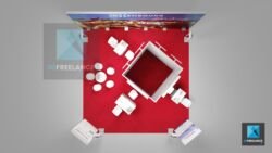 plan 3d stand fintech Luxembourg